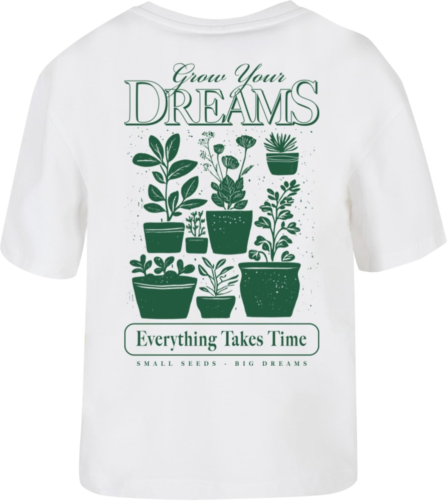 MissTeeDamenT-ShirtGrowYourDreamsAndPlantsMST303