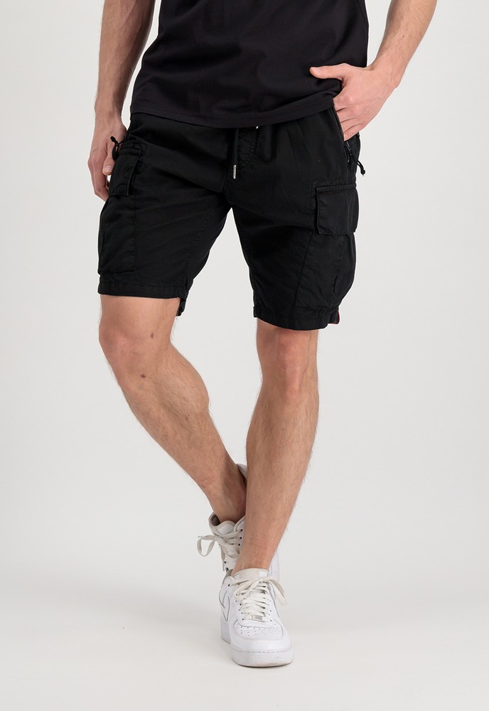 AlphaIndustriesShortRipstopJoggerShortBlack