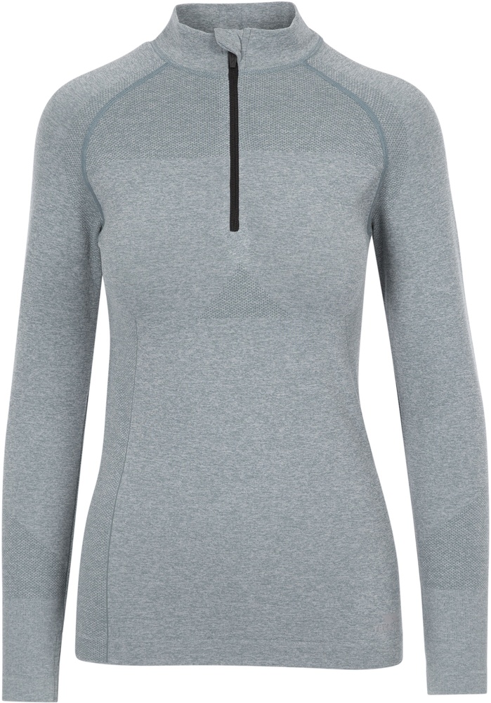 TrespassDamenLongsleevePelinaZip-FemaleActiveTopTp75TealMist-L