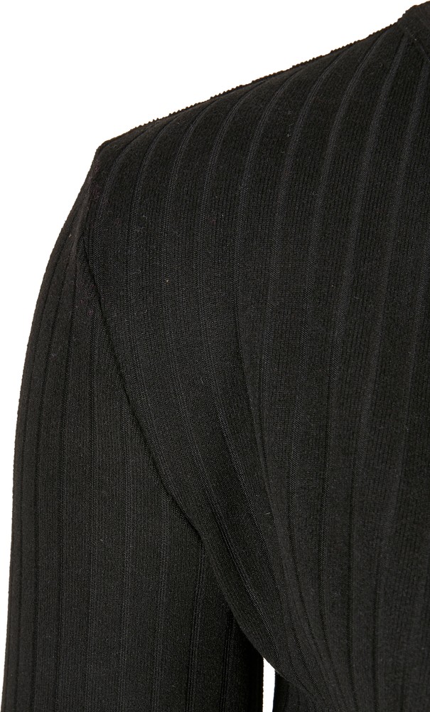 UrbanClassicsDamenLadiesCroppedRibWrappedLongsleeveBlack