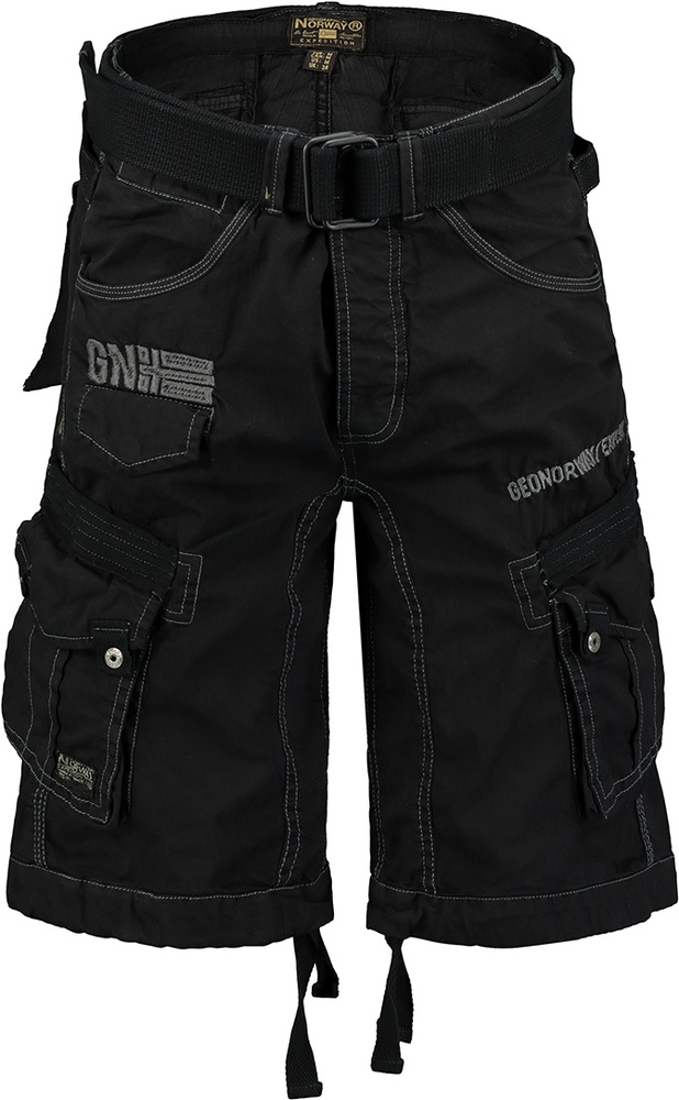 GeographicalNorwayShortsPanoramiqueBasicMen318Black-3XL