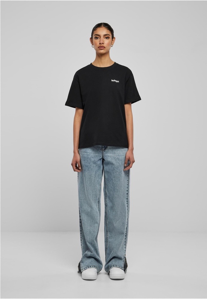 MissTeeDamenT-ShirtBabygalTeeMST004Black-3XL