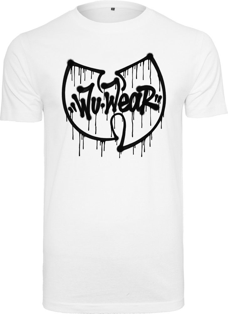 Wu-WearDrippingLogoTeeWhite-L