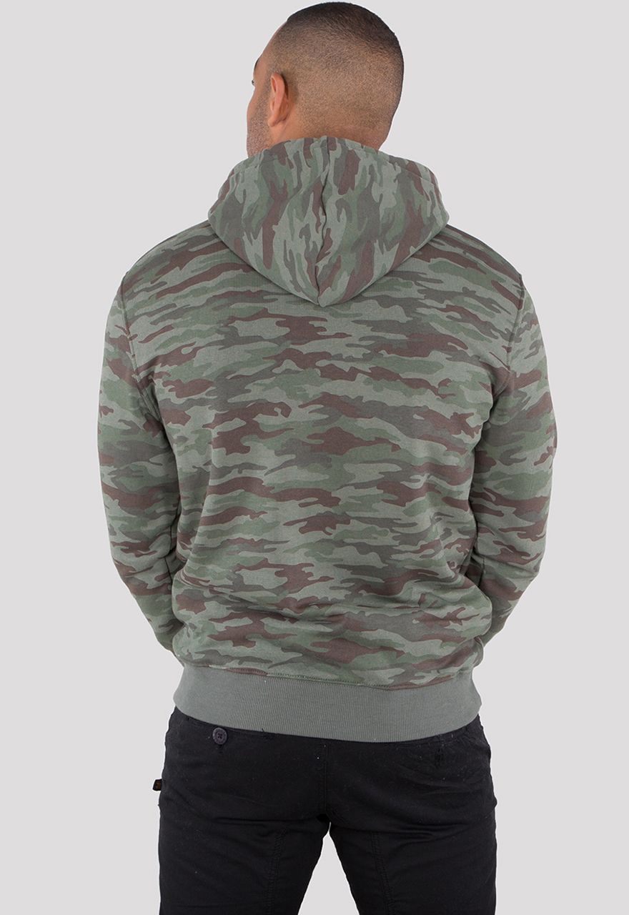 AlphaIndustriesFoamPrintHoodyHoodiesSweatshirtsWoodl-Camo-XXL