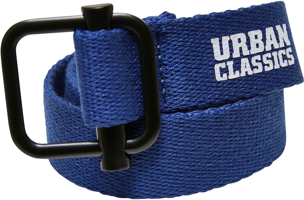 UrbanClassicsJungenGrtelIndustrialCanvasBeltKids2-PackBlackBlue