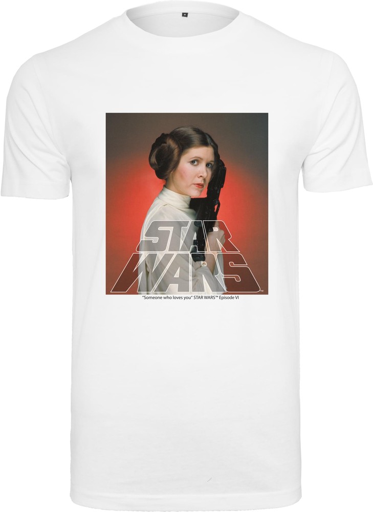 MerchcodeT-ShirtStarWarsPrincessLeiaTeeWhite