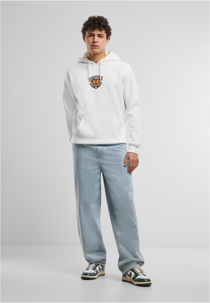 MisterTeeDetroitTigerHeadPatchHoodyMT3690White-3XL