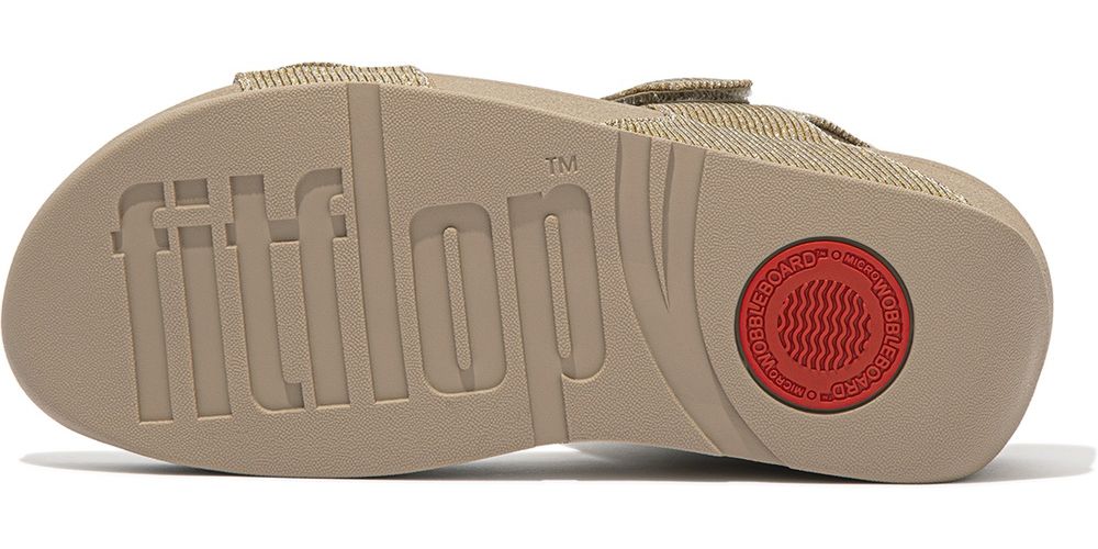 FitFlopDamenSandalenLuluAdjustableShimmerluxBack-StrapSandalsGA2LatteBeige-36