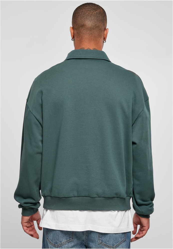 UrbanClassicsSweatshirtShirtCollarCrewBottlegreen-3XL