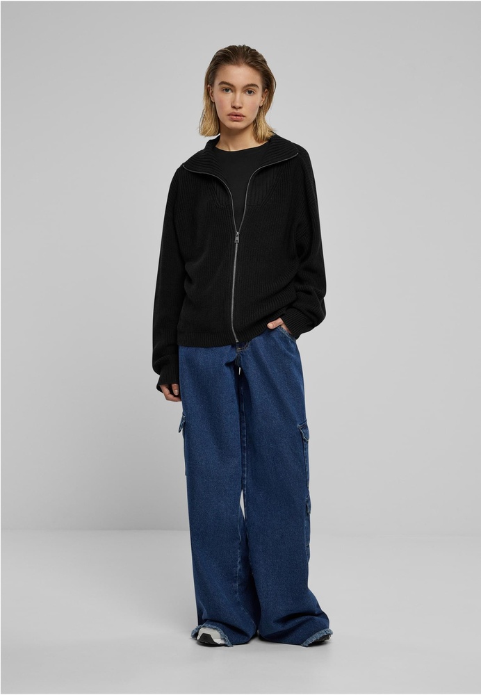 UrbanClassicsDamenLadiesKnittedZipCardiganTB6143