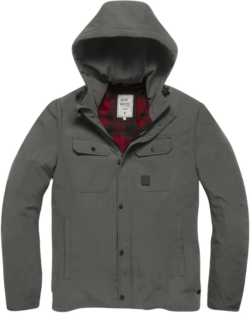 VintageIndustriesbergangsjackeGarethJacketStoneGrey-S