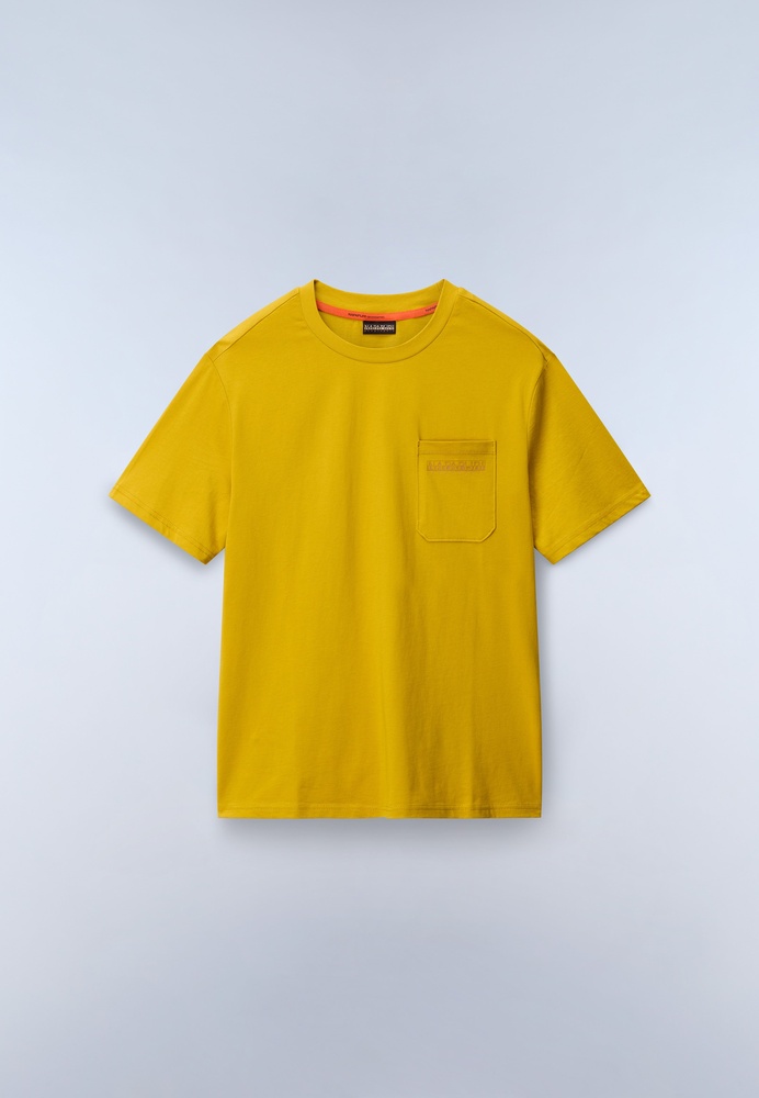 NapapijriT-ShirtS-FanesSsNP0A88SEGoldFlakeY1O-XS