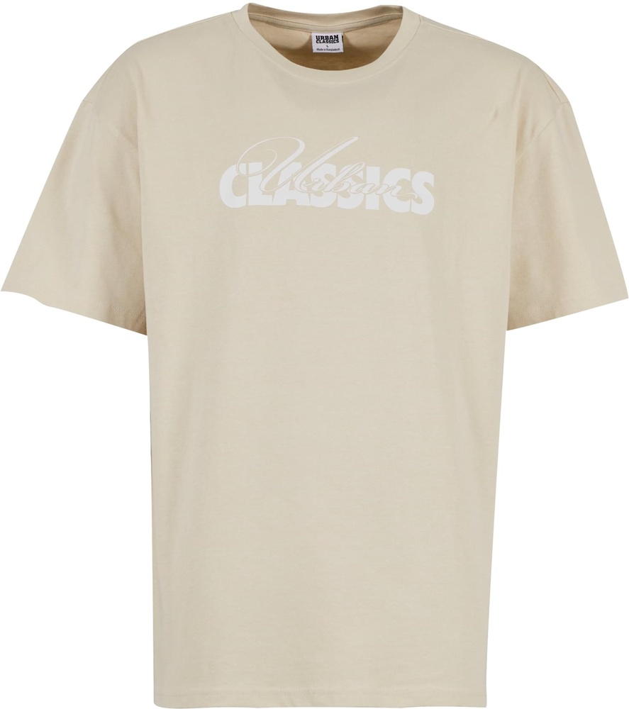 UrbanClassicsT-ShirtUCCursiveBoldLogoHeavyOversizedTeeTB7551Sand-3XL