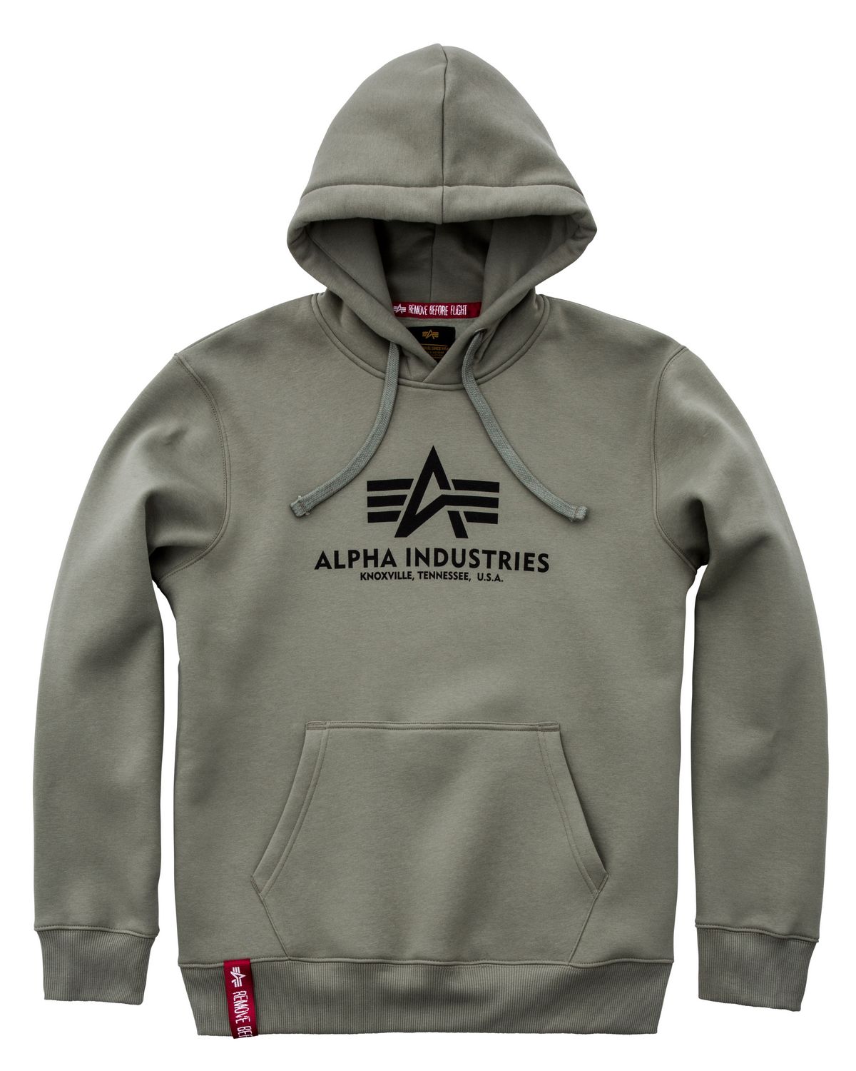 AlphaIndustriesBasicHoodieOlive-2XL