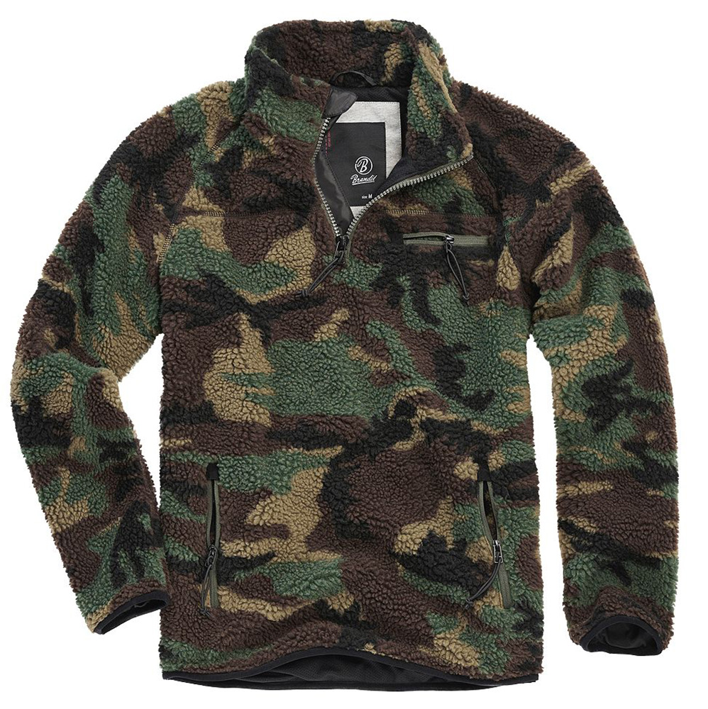 BranditJackeTeddyfleeceTroyerinWoodland-S