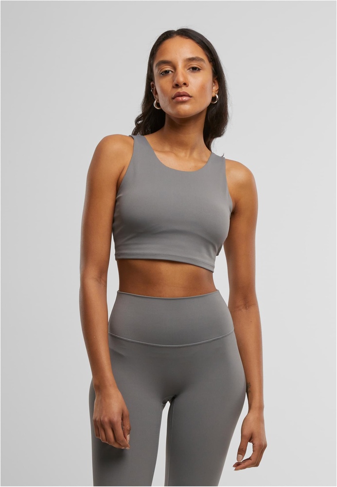 UCYogaDamenSport-BHLadiesSportsBraLowBackTB7811SeniorGrey-L