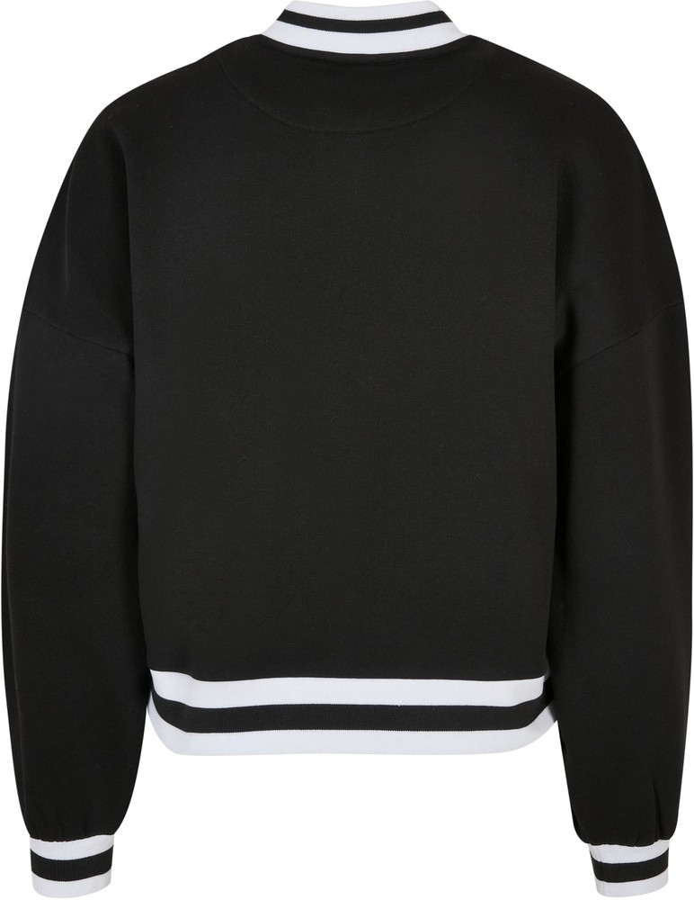 UrbanClassicsDamenJackeLadiesOversizedCollegeSweatJacketBlack