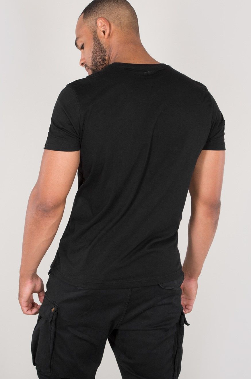 AlphaIndustriesT-ShirtBasicSmallLogoBlack-2XL