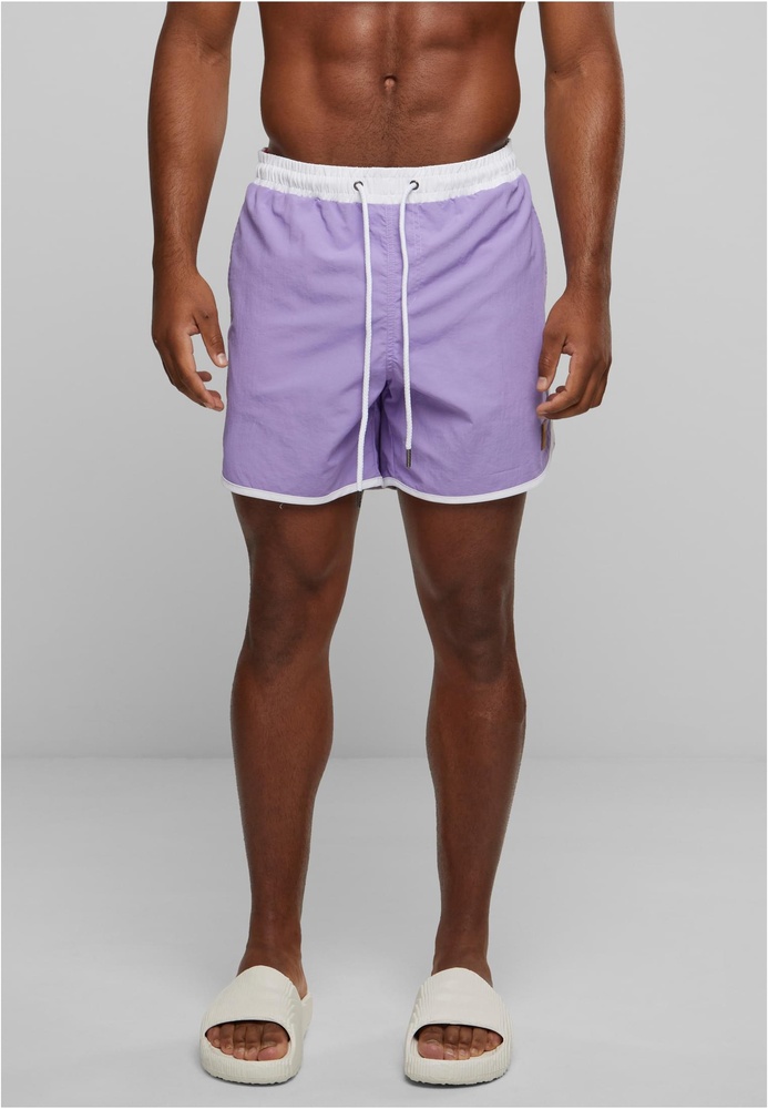 UrbanClassicsRetroSwimshortsTB2050LavenderWhite-3XL