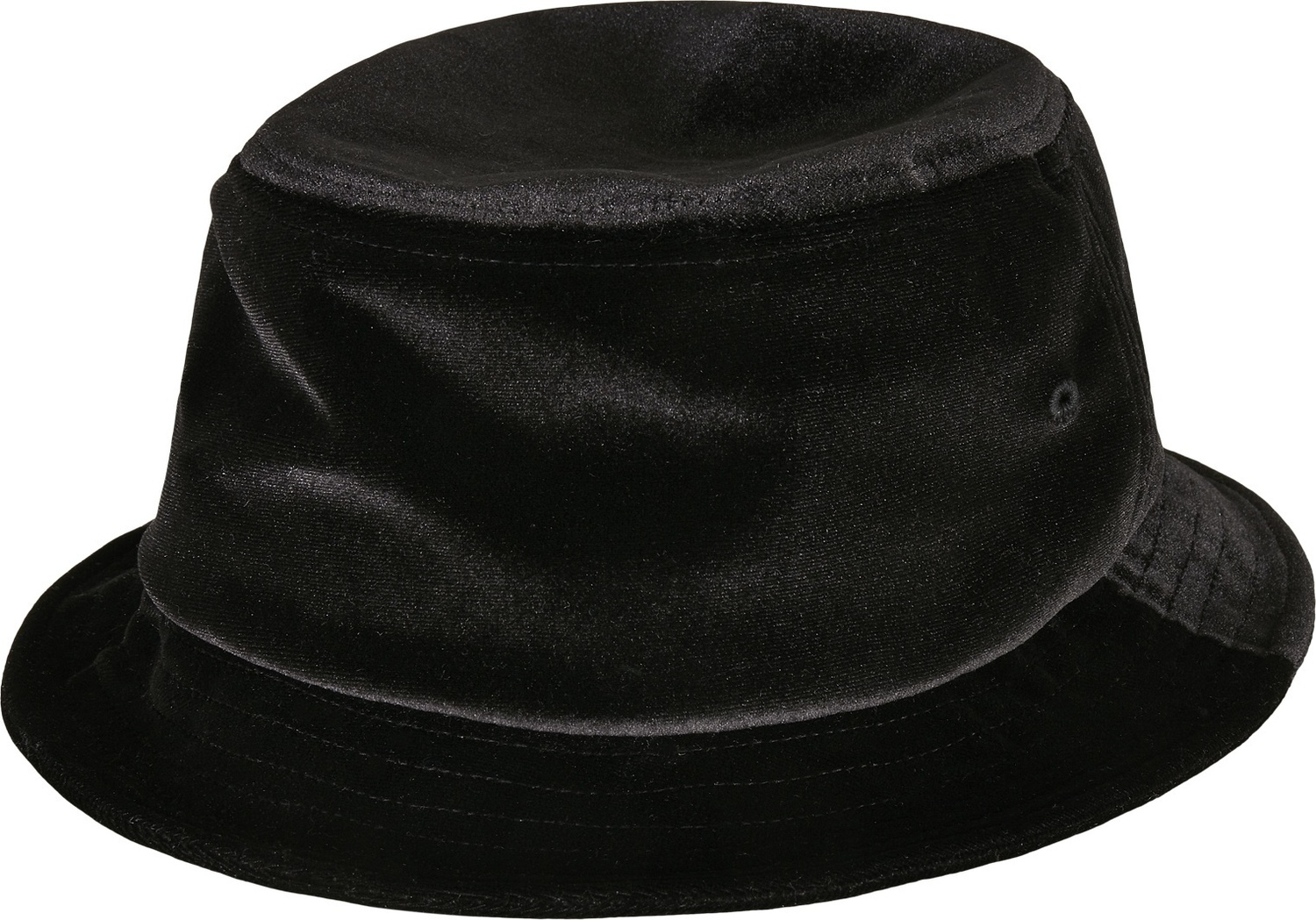FlexfitHutVelvetBucketHatBlack
