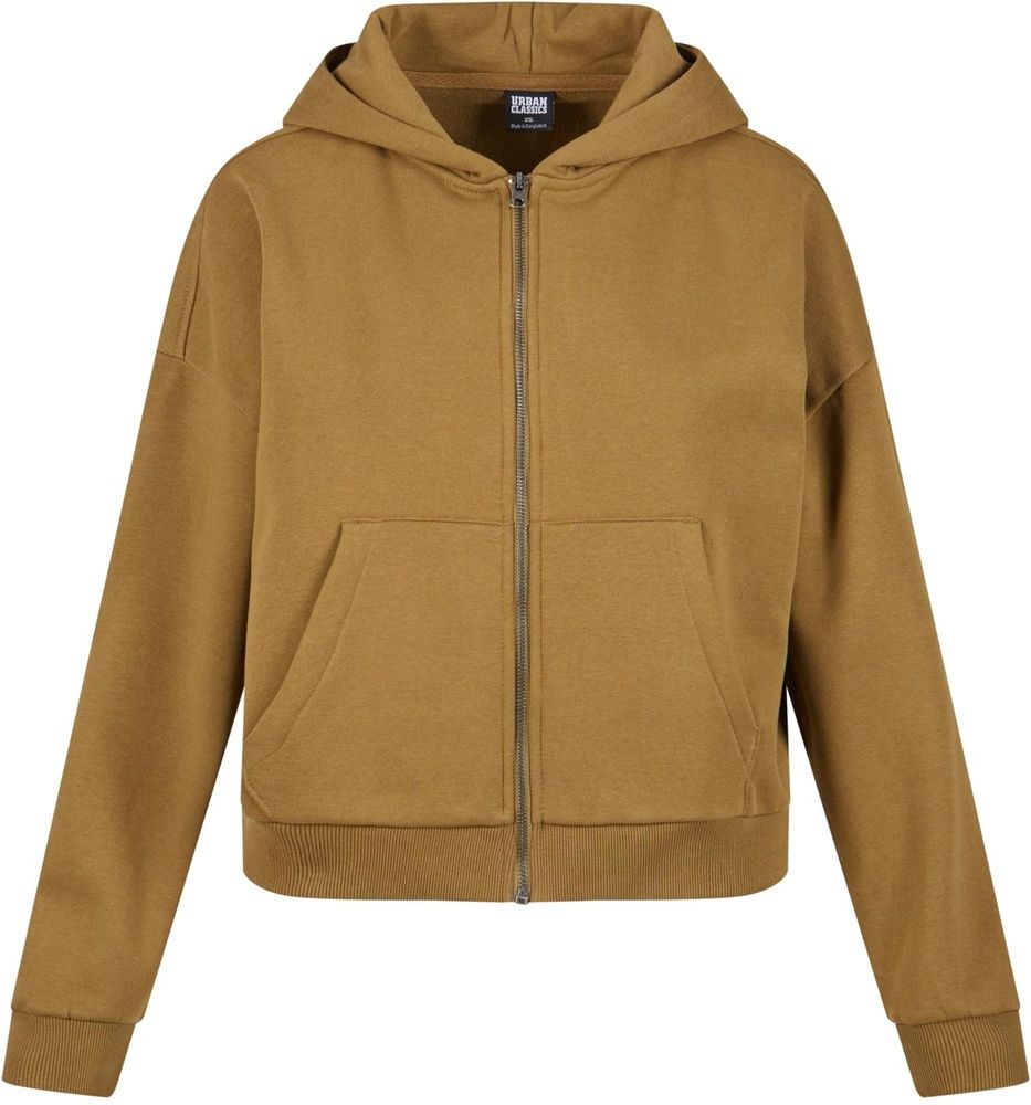 UrbanClassicsDamenLadiesBoxyZipHoodyTB6131Summerolive-3XL