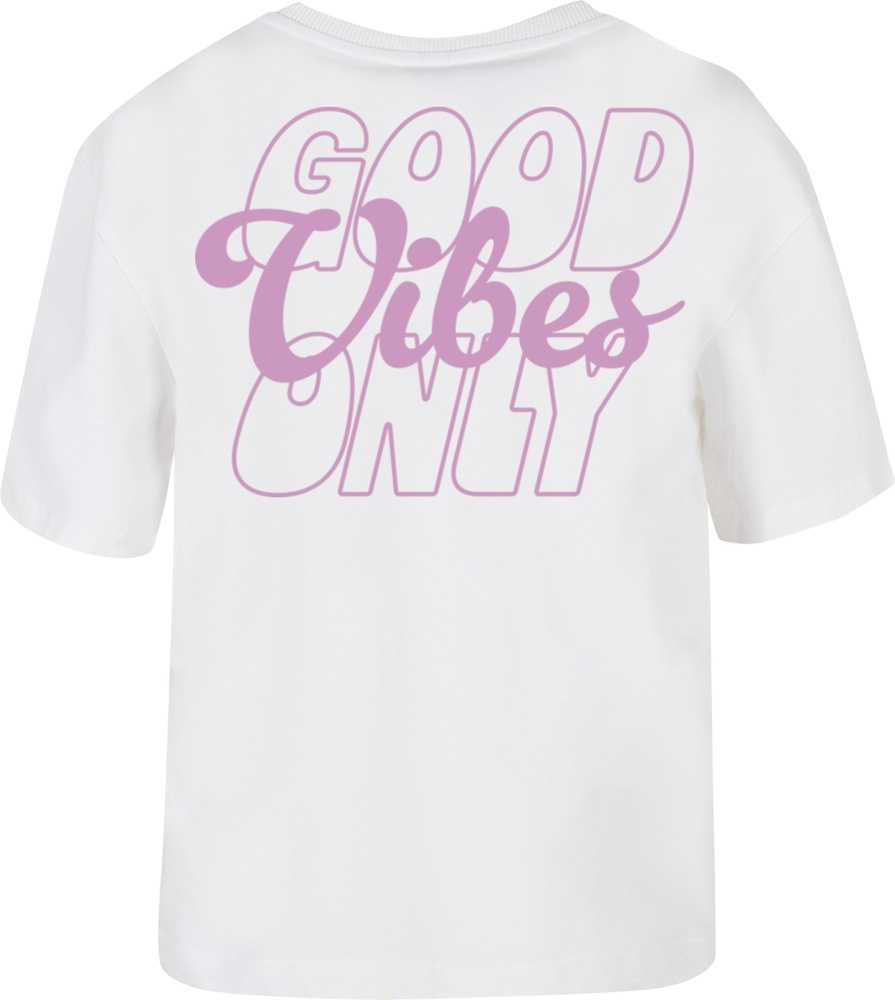 MissTeeDamenT-ShirtGoodVibesWordingTeeMST190