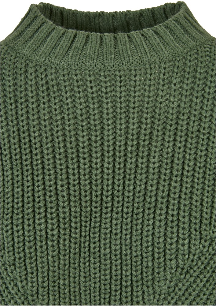 UrbanClassicsDamenSweatshirtLadiesWideOversizeSweaterSalvia-3XL