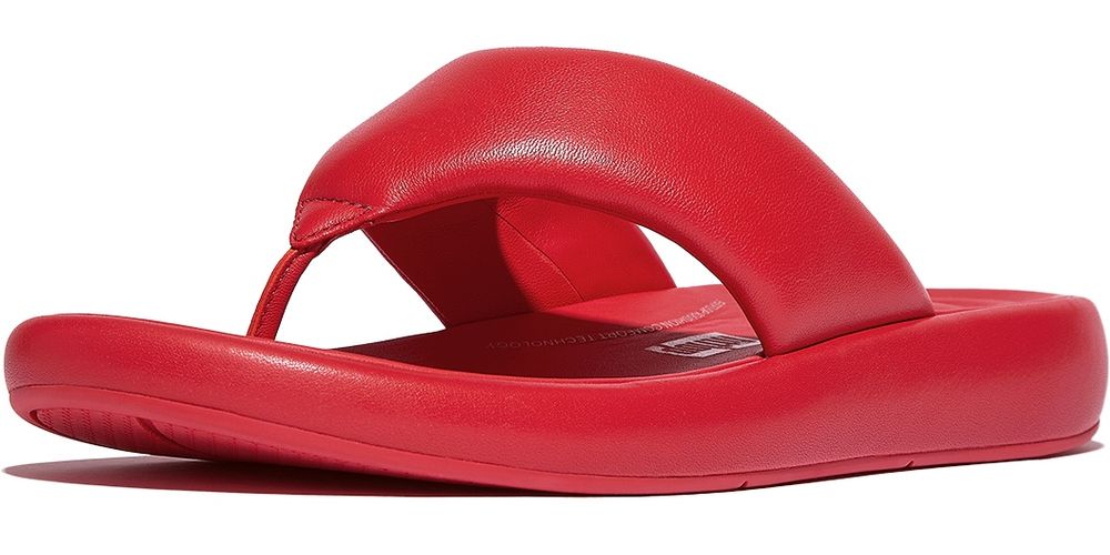 FitFlopDamenFlipFlopIqushionD-LuxePaddedLeatherToe-PostSandalsJB6