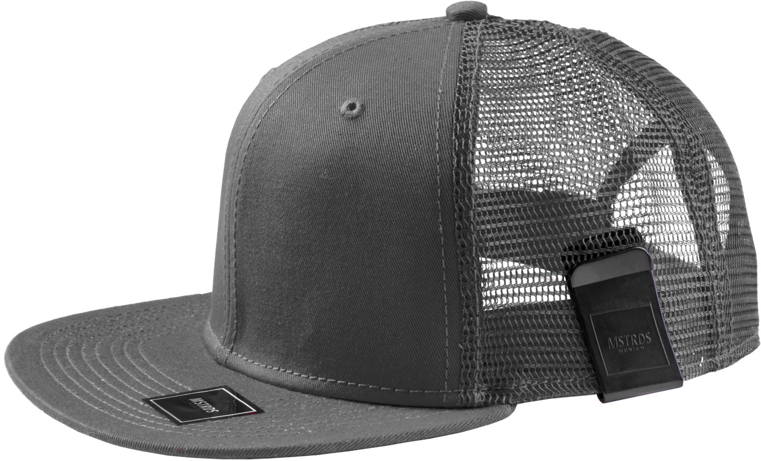 MSTRDSCapMoneyClipTruckerSnapbackCapCharcoal