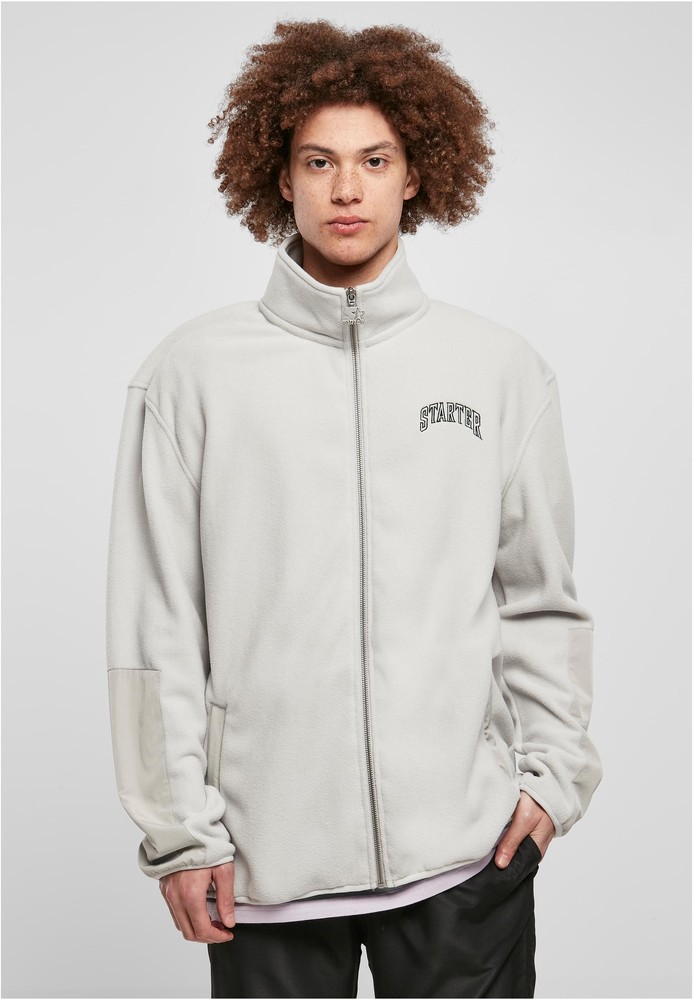 StarterBlackLabelJackeThunderPolarFleeceTrackJacketLightasphalt