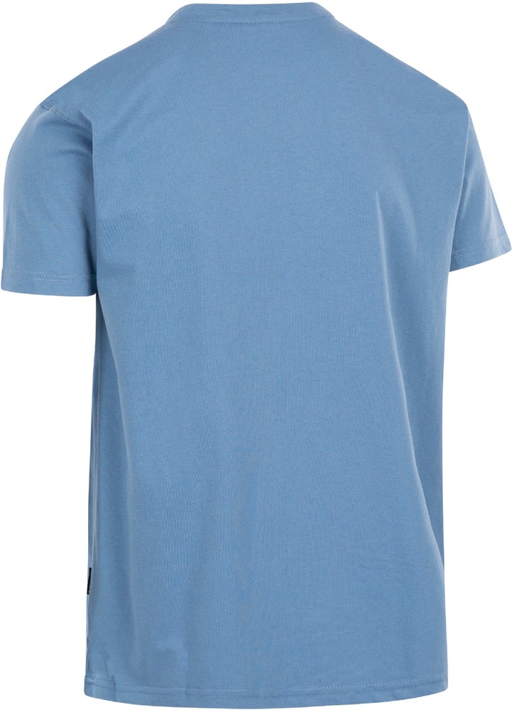 TrespassT-ShirtCromer-MaleCasualT-ShirtDenimBlue-L