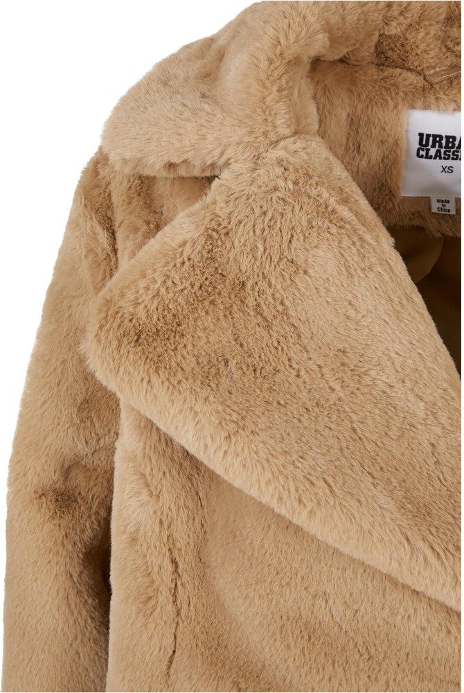 UrbanClassicsDamenJackeLadiesLapelTeddyJacket