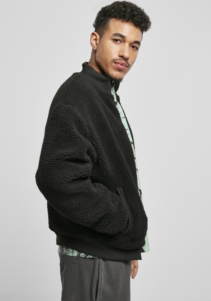 UrbanClassicsJackeBoxySherpaJacketBlack