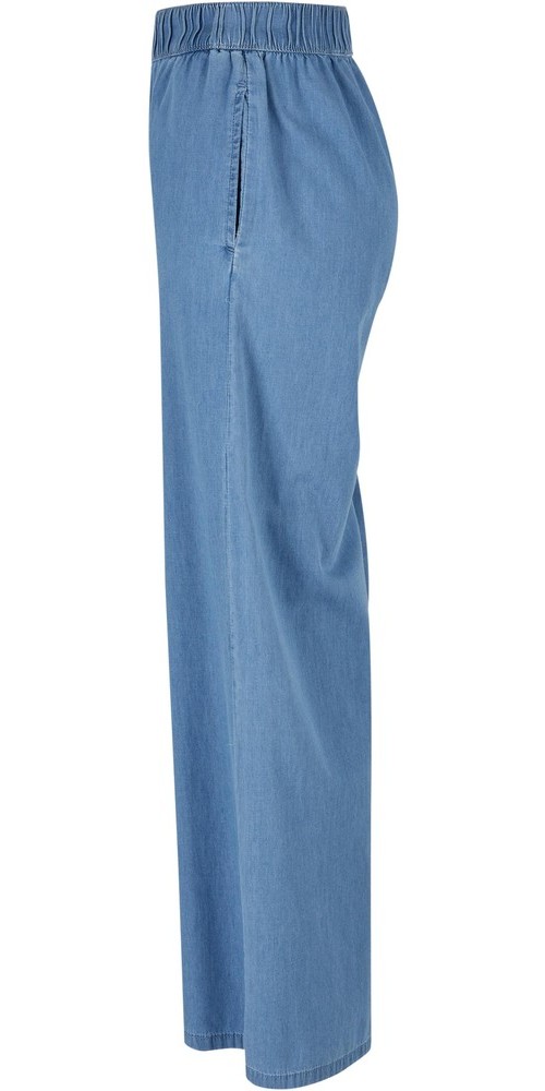 UrbanClassicsDamenJeansLadiesLightDenimWideLegPants