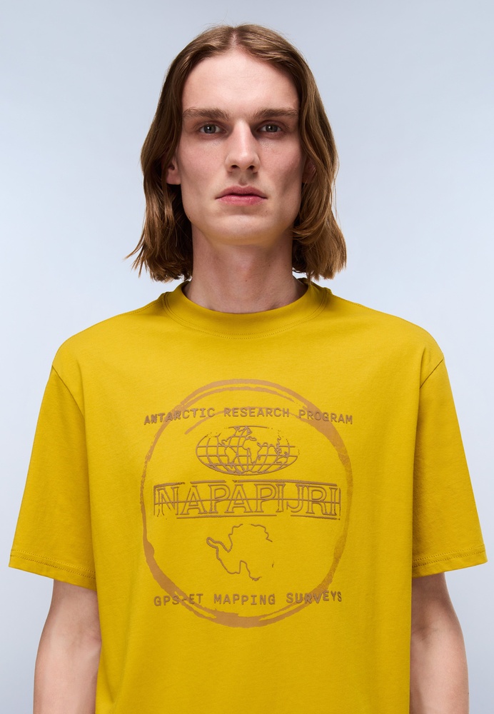 NapapijriT-ShirtS-BaldSsNP0A88SFGoldFlakeY1O-XS