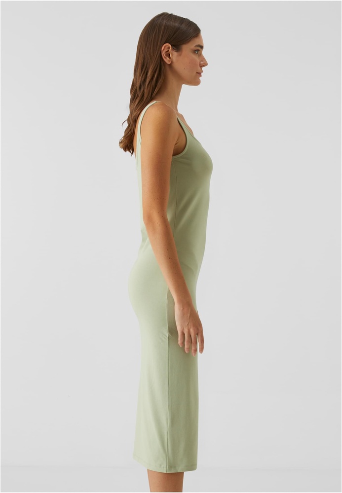 UrbanClassicsDamenKleidknielangLadiesBasicLongCottonJerseyDressTB7180Softsalvia-3XL