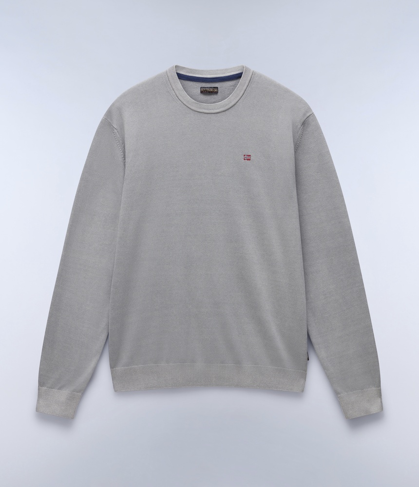 NapapijriSweatshirtDroz5NP0A4I2GMedGreySolid-XS