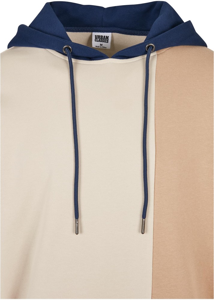 UrbanClassicsSweatshirtOversizedColorBlockHoodySoftseagrassUnionbeige-3XL