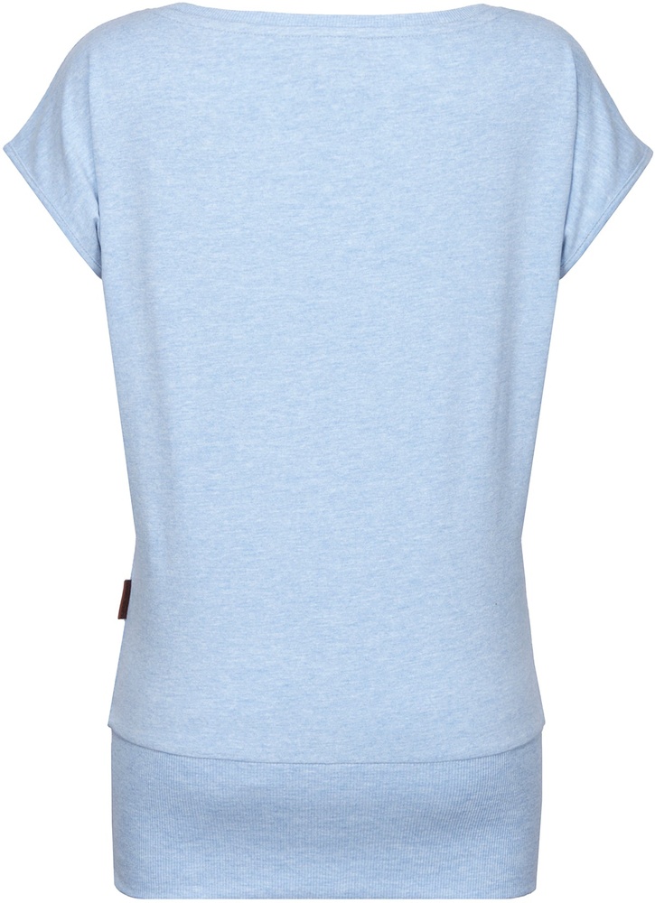 NaketanoDamenT-ShirtWolle1801-0002AmazingBlueMelange-XS