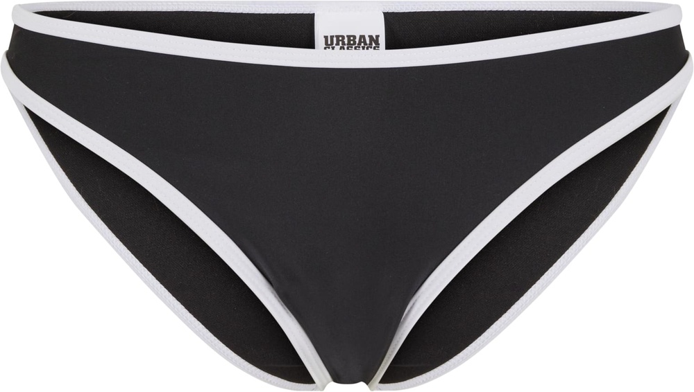 UrbanClassicsDamenLadiesRetroTriangleBikiniTB7483BlackWhite-L