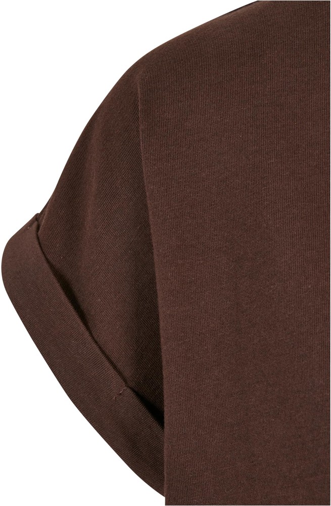UrbanClassicsDamenT-ShirtLadiesOrganicExtendedShoulderTeeBrown-3XL
