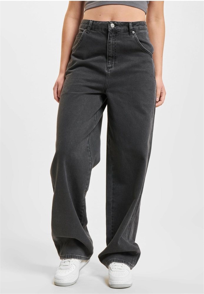 DEFDamenStraightFitJeansDFLJS196AnthraWashed-L