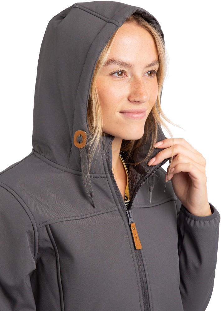 TrespassDamenJackeKristen-FemaleSoftshellJktTp75Carbon-4XL
