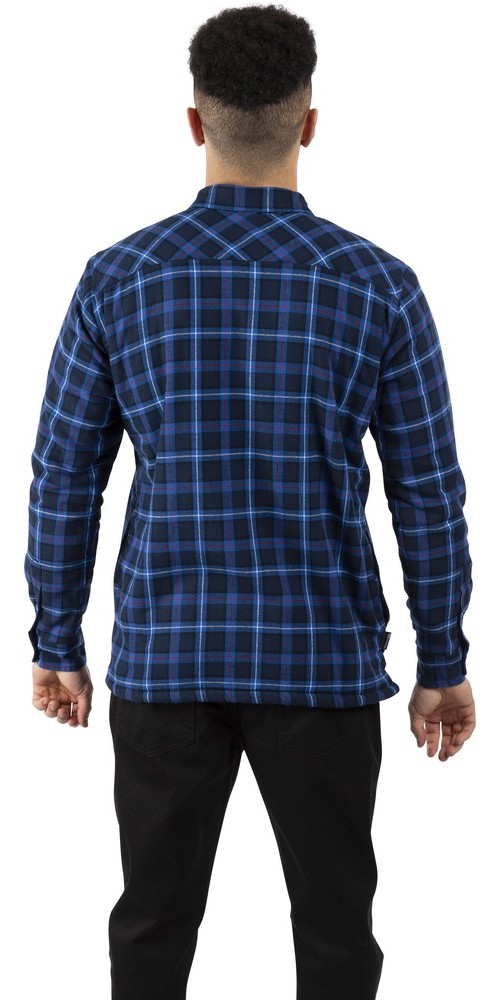 TrespassHemdRapeseed-MensCheckShirtDarkBlueCheck-L