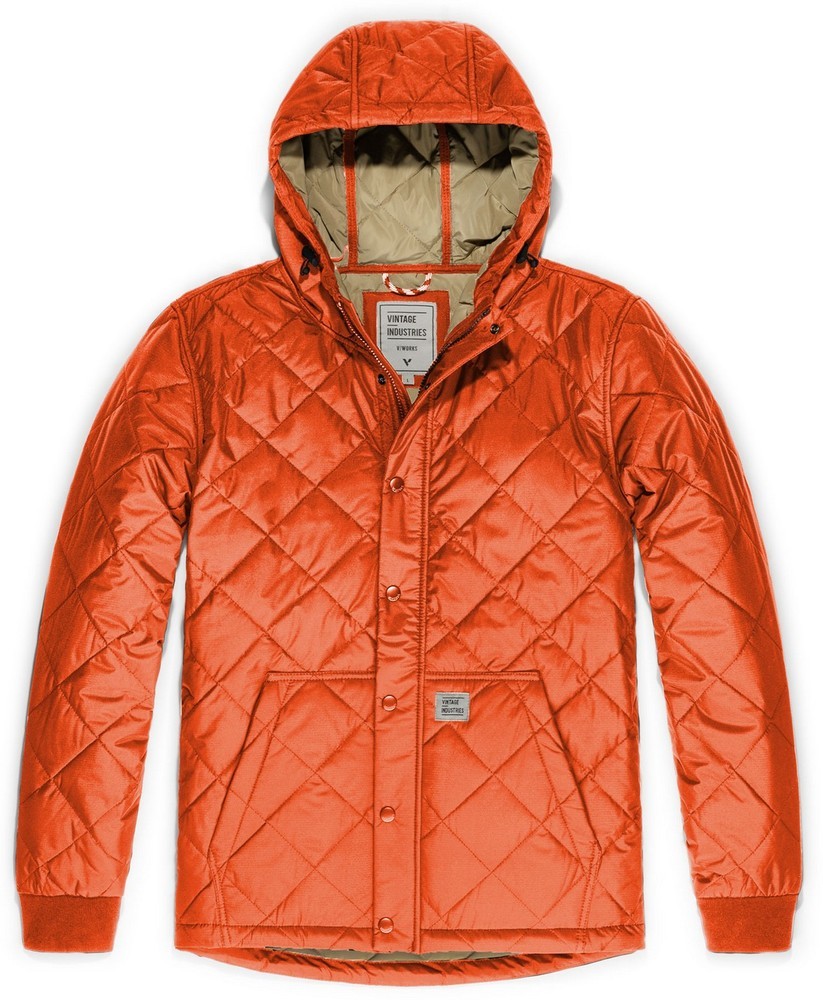 VintageIndustriesSteppjackeByronJacketOrange-S