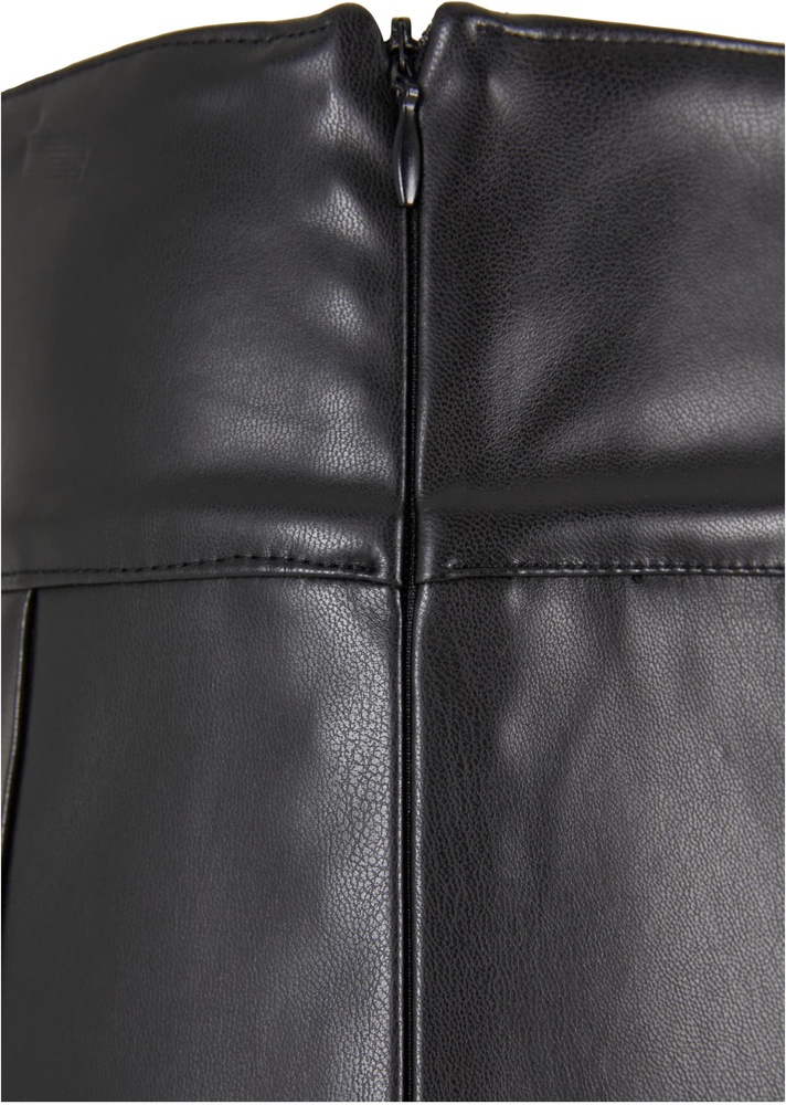 UrbanClassicsDamenLadiesSyntheticLeatherPleatedSkirtTB7059