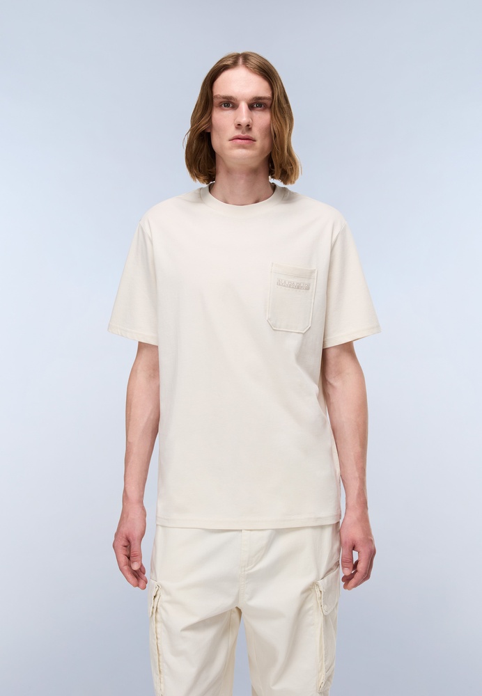 NapapijriT-ShirtS-FanesSsNP0A88SEBeigeDimity-XS