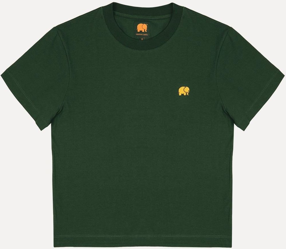 TrendsplantDamenT-ShirtWomensOrganicEssentialT-ShirtKombuGreenGreen-XS