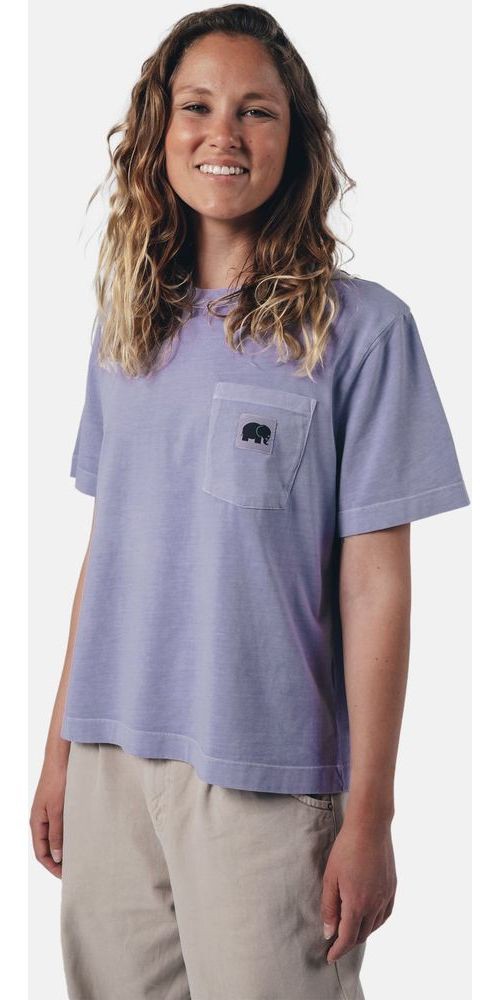 TrendsplantDamenT-ShirtWomensGarcetaPigmentDyedT-ShirtLavenderPurple-XS