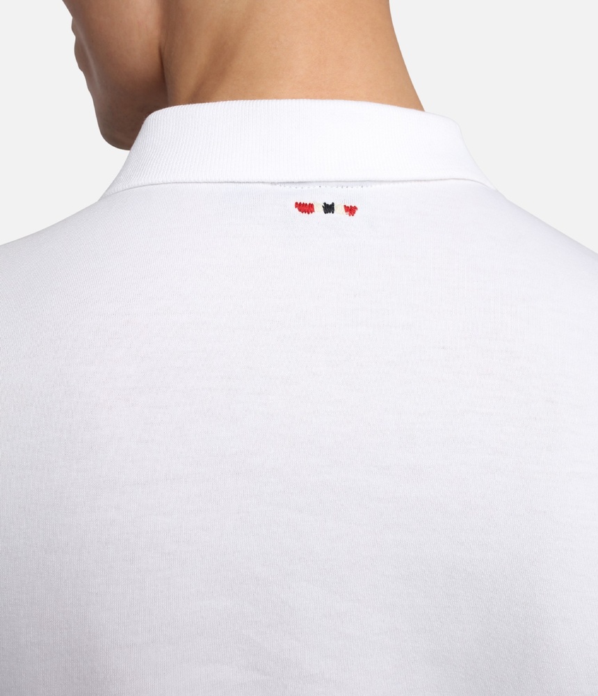 NapapijriPoloShirtElbasJerseyNP0A4GB4BrightWhite-XS